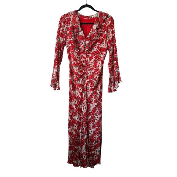 Rixo London Coleen Diana Floral Midi Dress Size XS - Picture 3 of 16